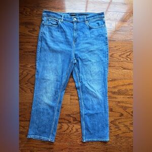 Banana Republic Women's Straight Jeans in Classic Blue